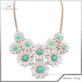 Occident pastoral style romantic flower collar necklace